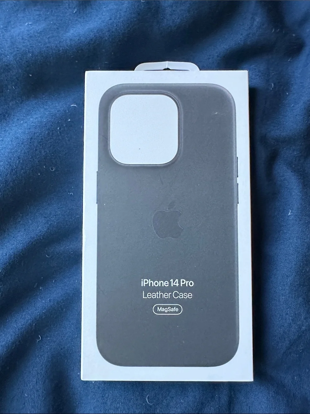 Apple iPhone 14 Pro Leather MagSafe Case - Midnight